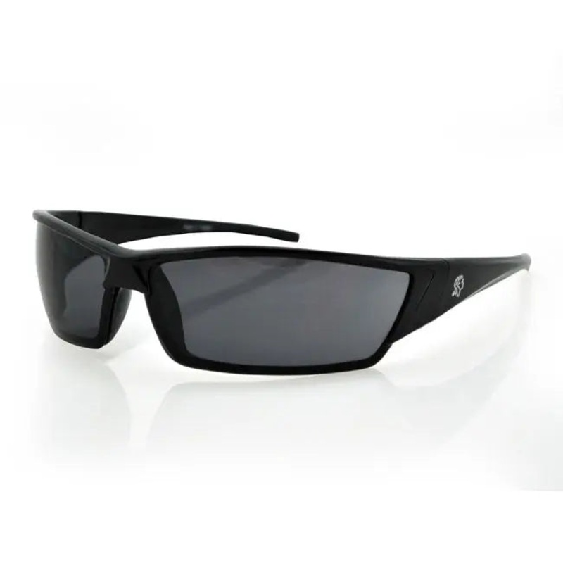 ZAN Headgear Utah Sunglasses Gloss Black Frame Smoked Lens