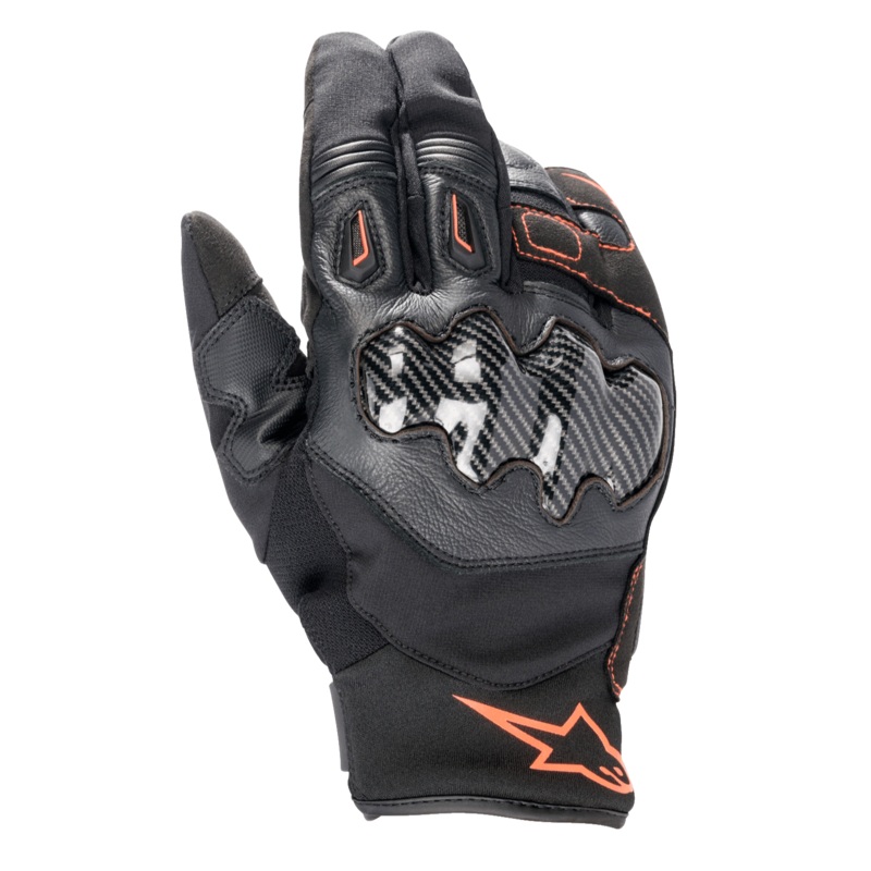 Smx-1 Drystar Gloves|S|M|L|XL|2XL|3XL|Black/Red Fluo