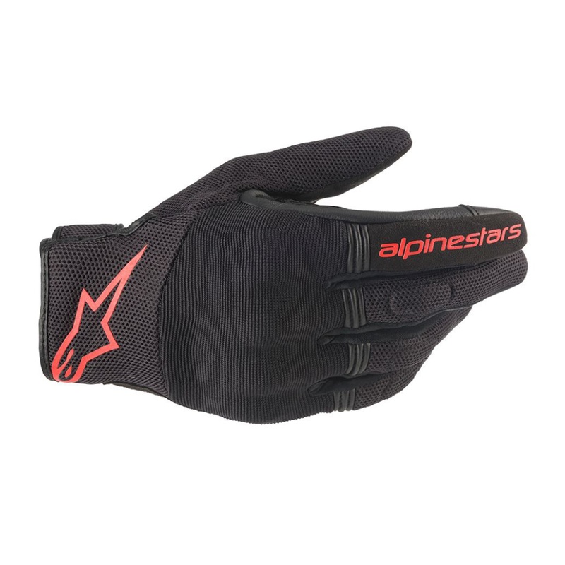 Alpinestars Copper Gloves – Black/Fluo Red