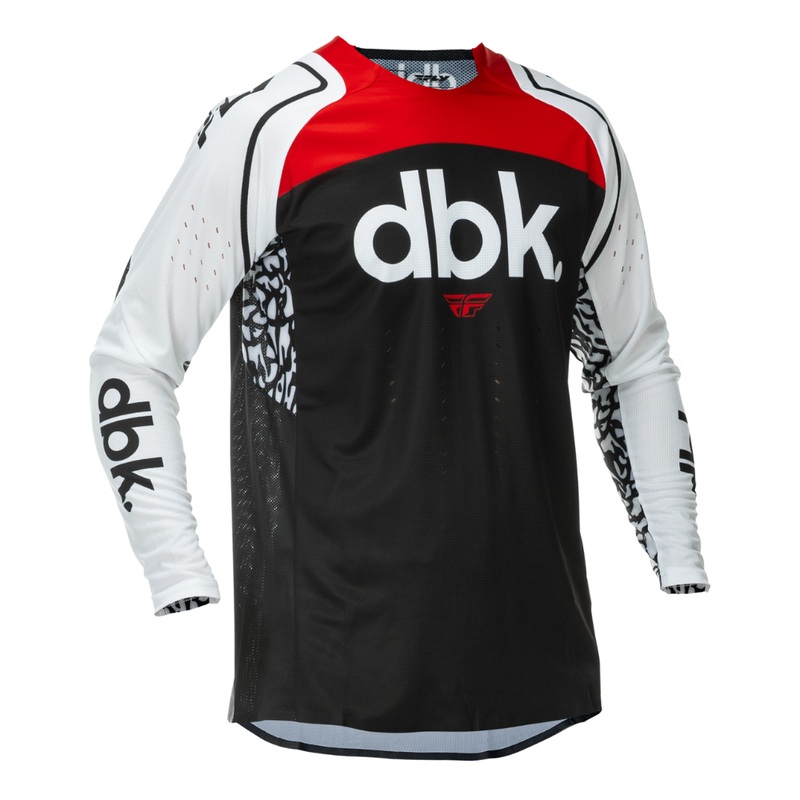 FLY 2026 Evo DST DBK Jersey – Black/White/Red
