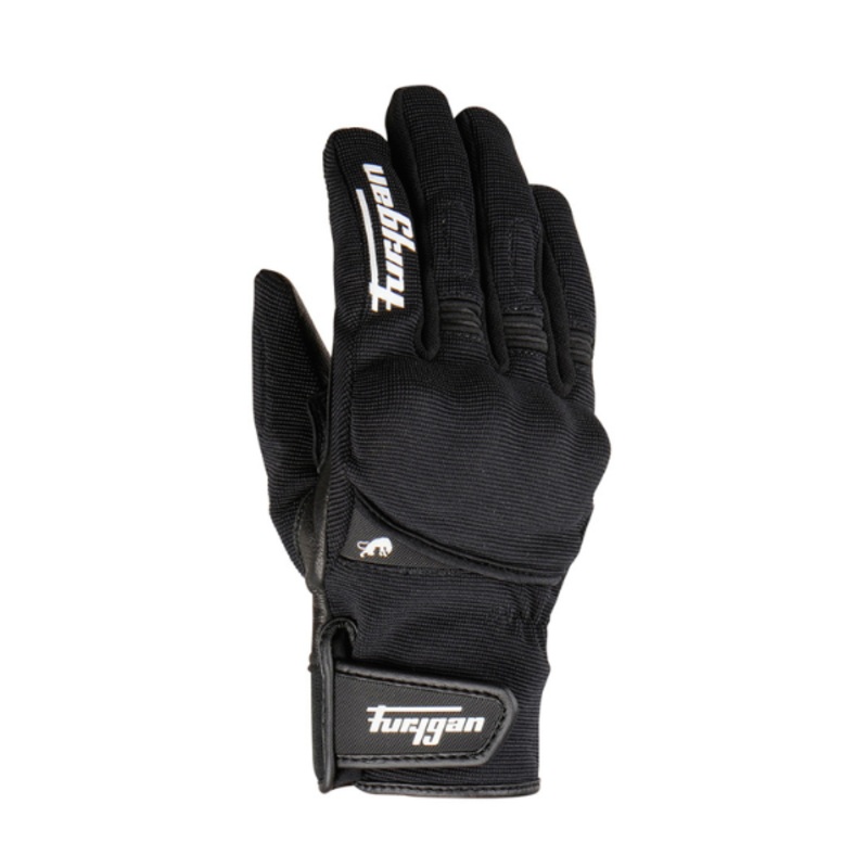 Furygan Jet D3O All Seasons Ladies Gloves – Black/White | Infinity Motorcycles