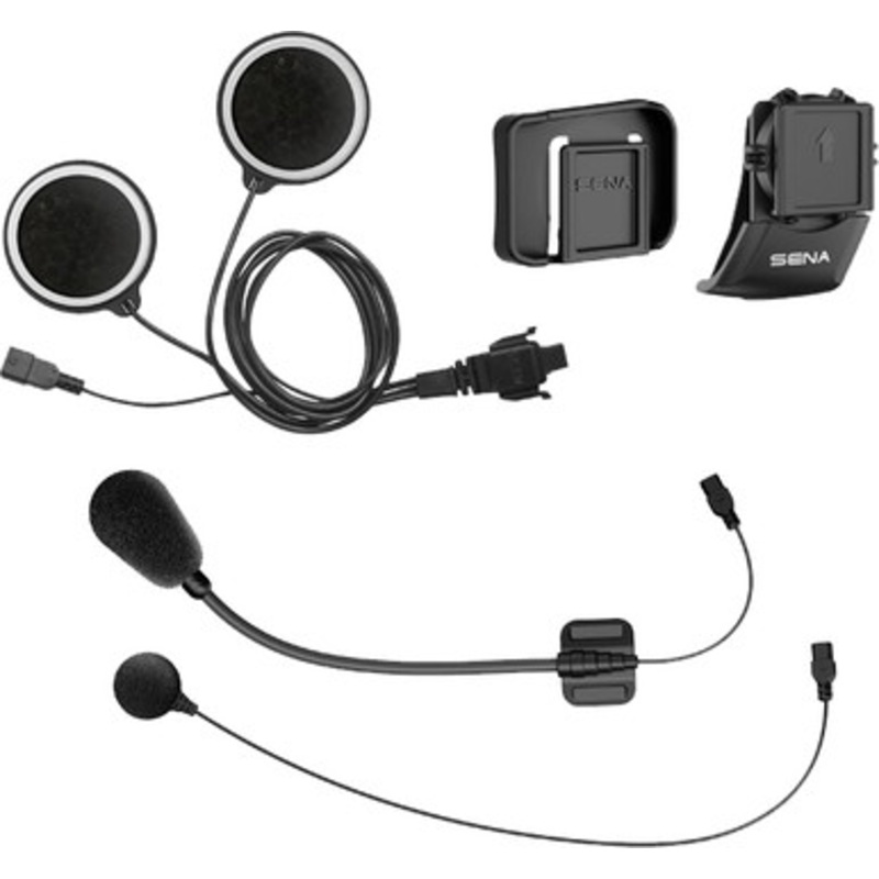 SENA Helmet Clamp Kit|w/boom mic|attachable boom/wired mic|smh10 for bell mag-9 helmets|helmet clamp kit|universal 20s/20s evo/30k|universal slim speakers 20s/20s evo/30k|smh5/ smh5-fm/sph10h-fm