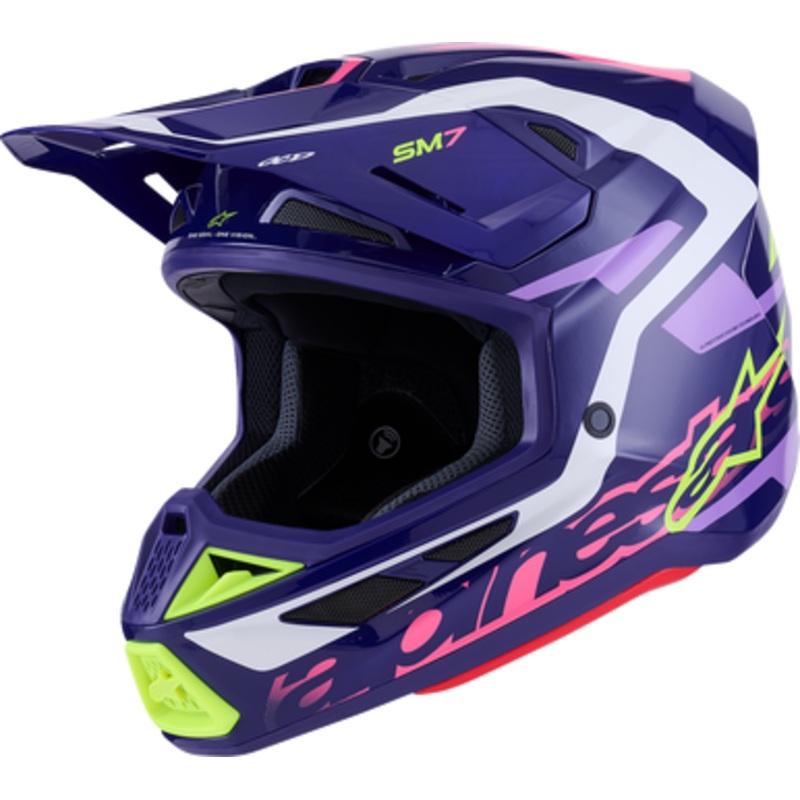 ALPINESTARS SM7 Deed Helmet – Purple/Pink