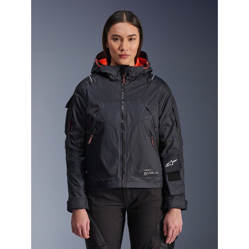 Woman Molly Air Jacket|XS|S|M|L|XL|Black/Fluo Coral