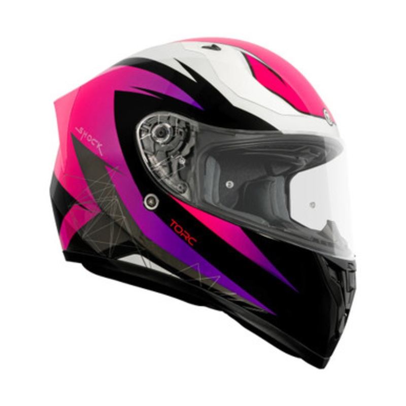 TORC T-15 Shock Helmet  – Fluo Fuxia