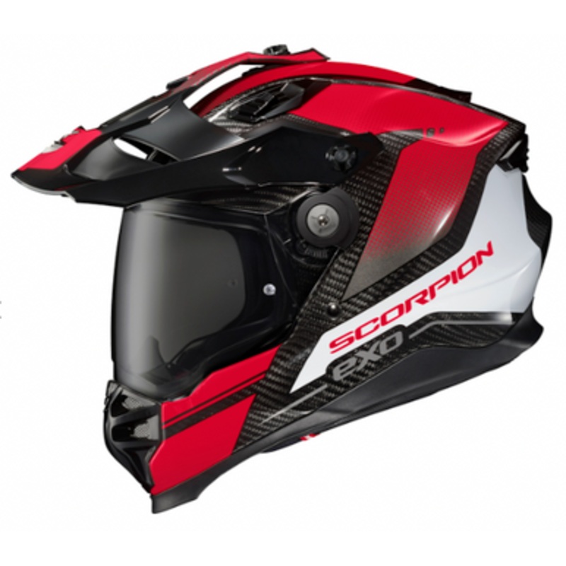 SCORPION EXO XT9000 Carbon Trailhead Helmet – Red