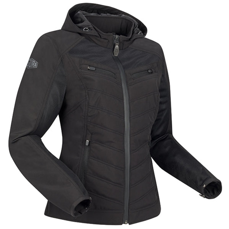 Segura Natcho Vented Ladies Textile Jacket Black / Grey