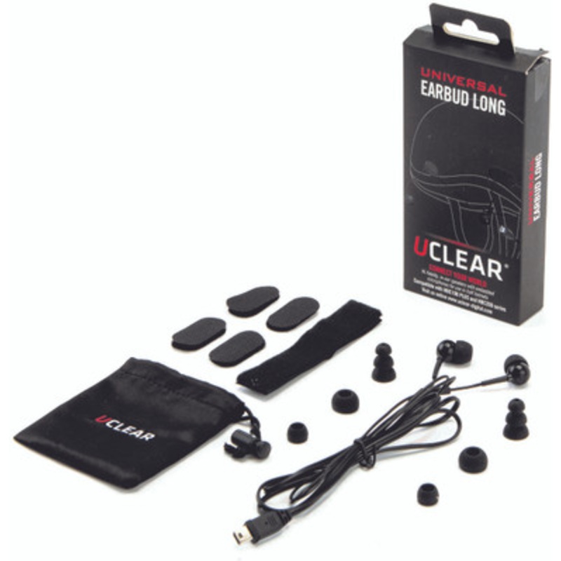 UCLEAR Long Universal Earbuds|half helmet motion series only