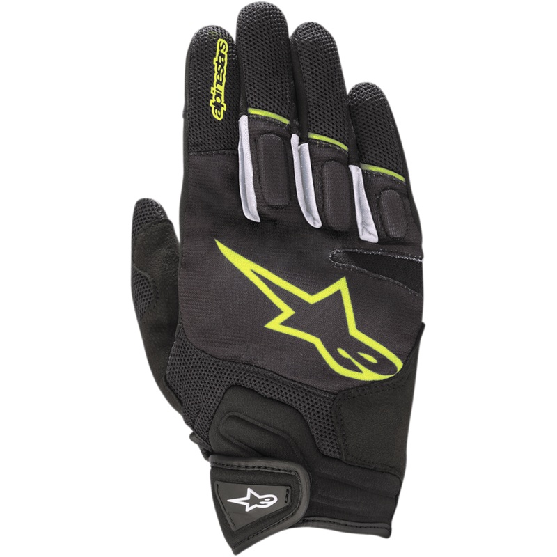 Atom Gloves|S|M|L|XL|2XL|3XL|Black/Yellow Fluorescent