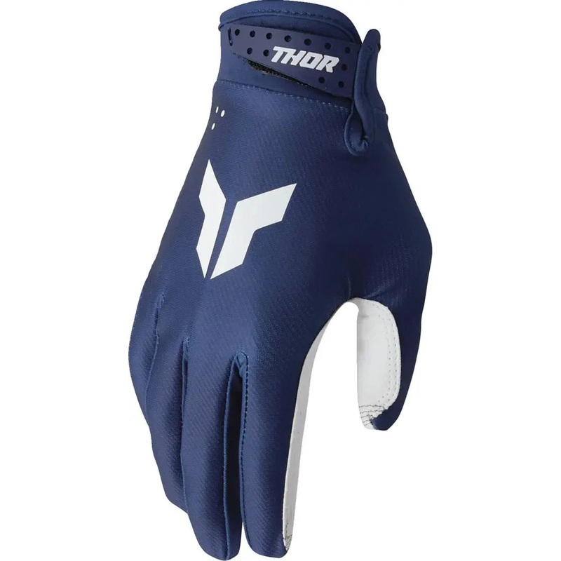 Thor Launchmode Textile Gloves Navy / White