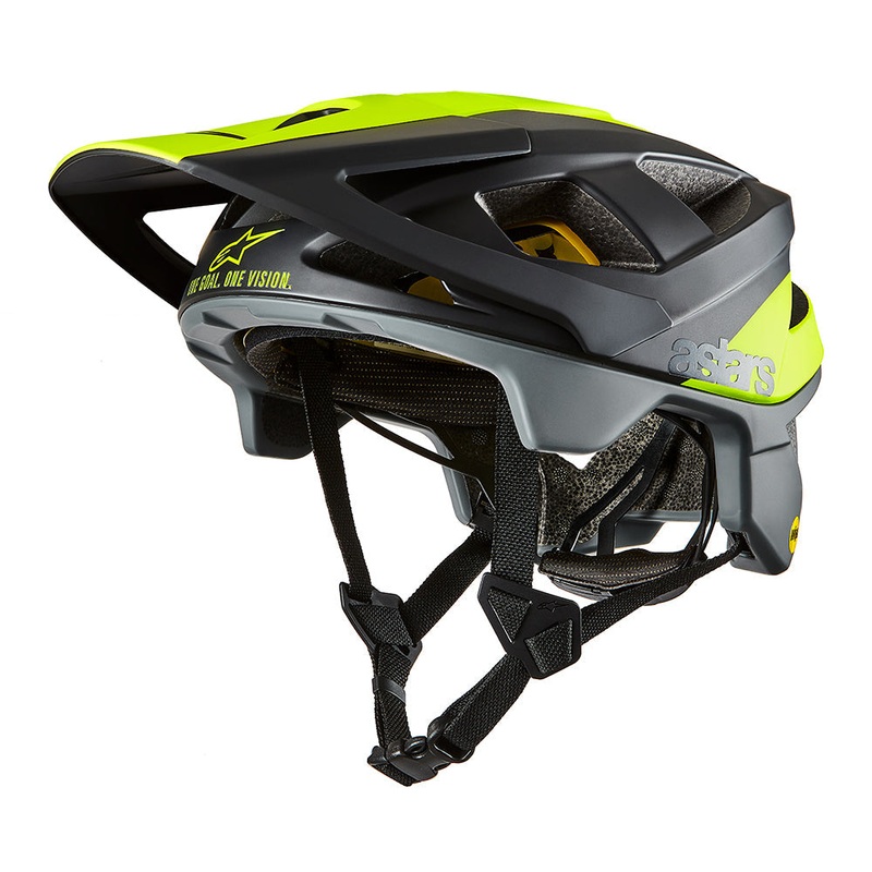 Vector Tech Polar Helmet|S|M|L|Black/Yellow Fluo/Matte