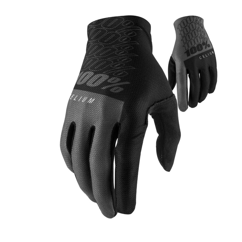 100% Celium Gloves Grey / Black