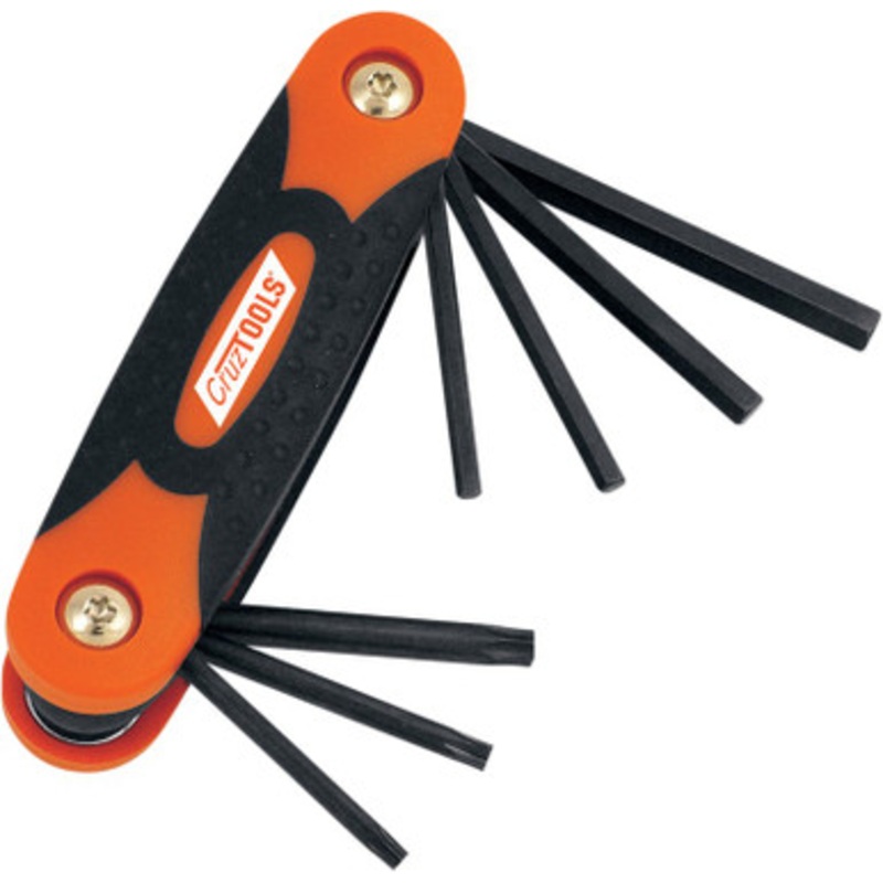 CRUZTOOLS Folding Hex/Torx Key Set