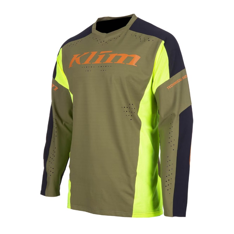 Klim XC Pro Jersey – Hi-Vis/Winter Moss
