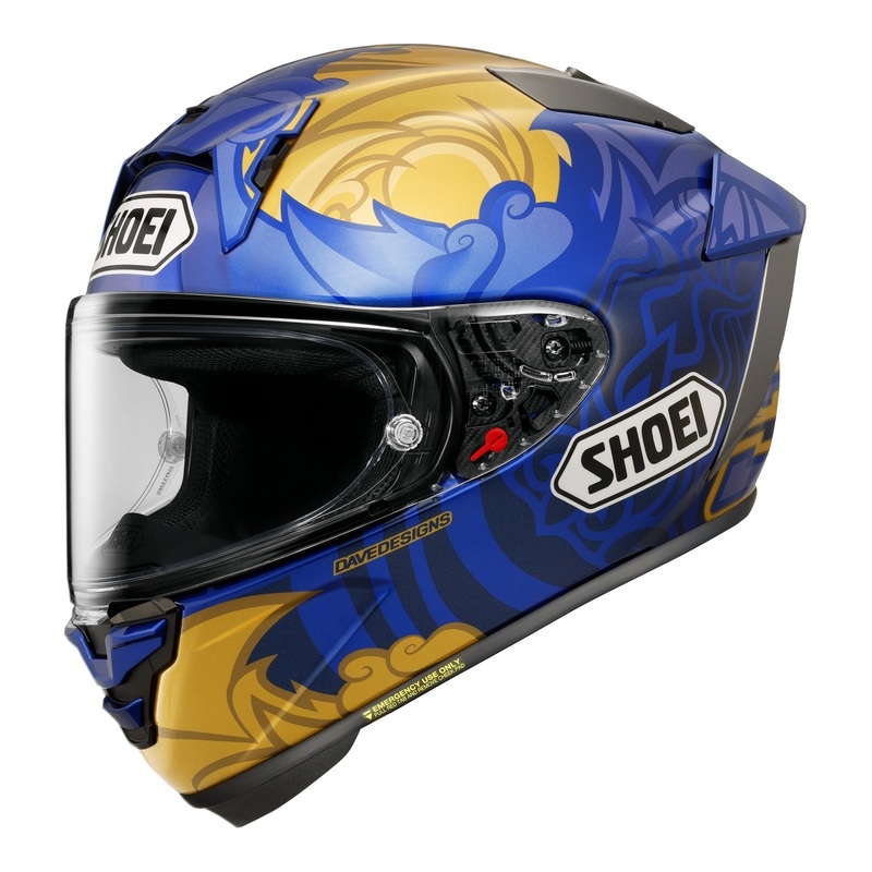 Shoei X-SPR Pro Helmet – Marquez Thai TC2 Size Small 56cm
