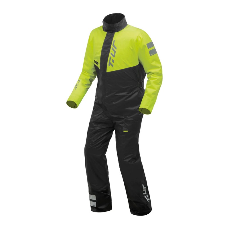 T.UR Fulltrip Hydroscud Rain Suit  -Black/Fluo Yellow