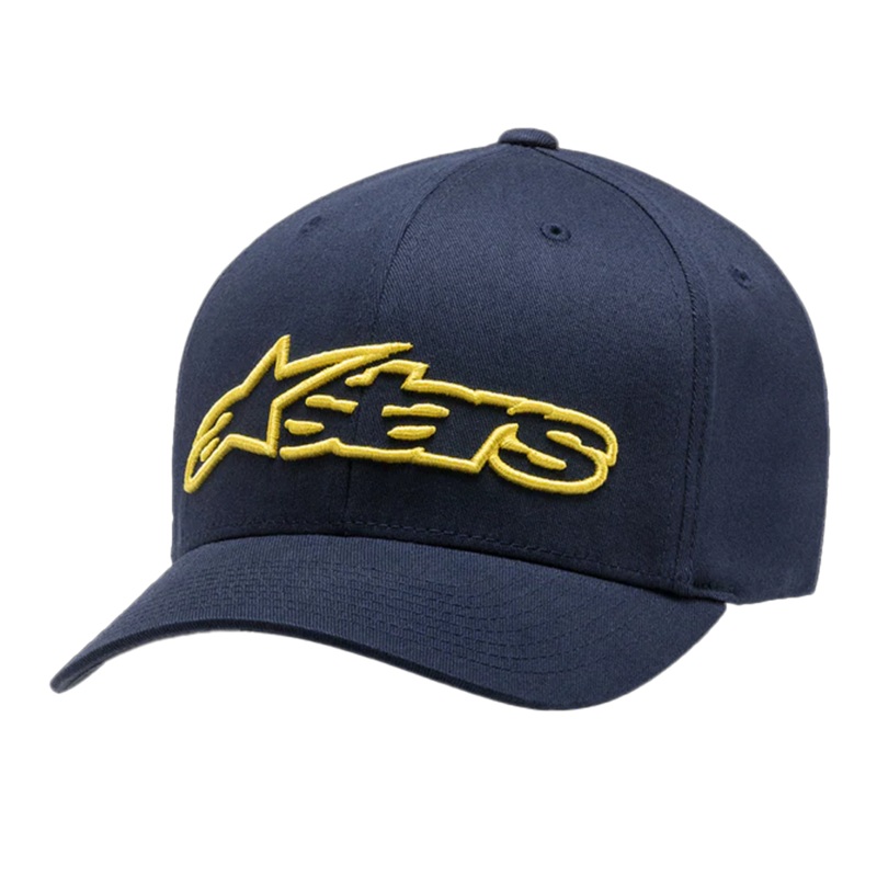 Alpinestars Blaze Flexfit Cap – Navy/Yellow
