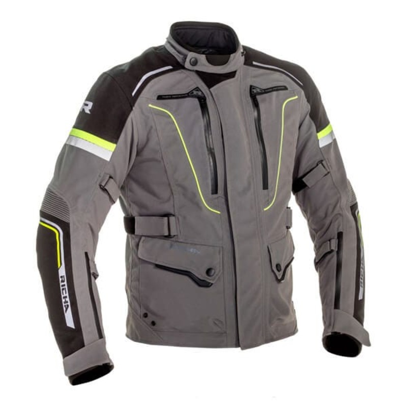 Richa Infinity 2 Pro Waterproof Mens Jacket – Titanium/Fluo | Infinity Motorcycles
