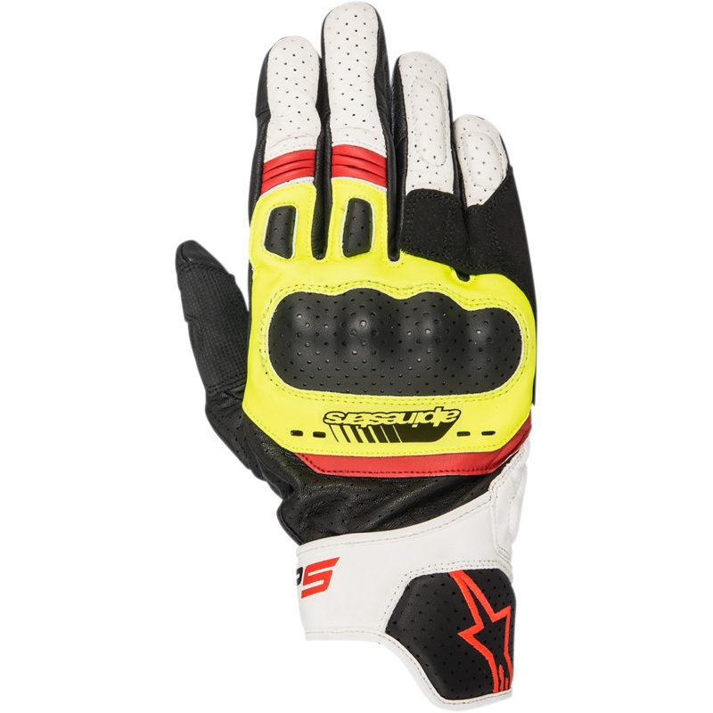 SP-5 Gloves|S|M|L|XL|2XL|3XL|Black/Yellow Fluorescent/White/Red Fluorescent