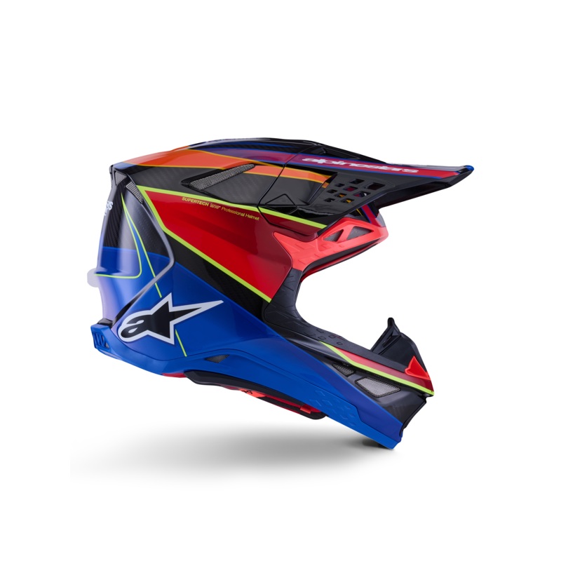 Supertech M10 Era Helmet|XS|S|M|L|XL|2XL|Blue/Red/Yellow Fluo Glossy