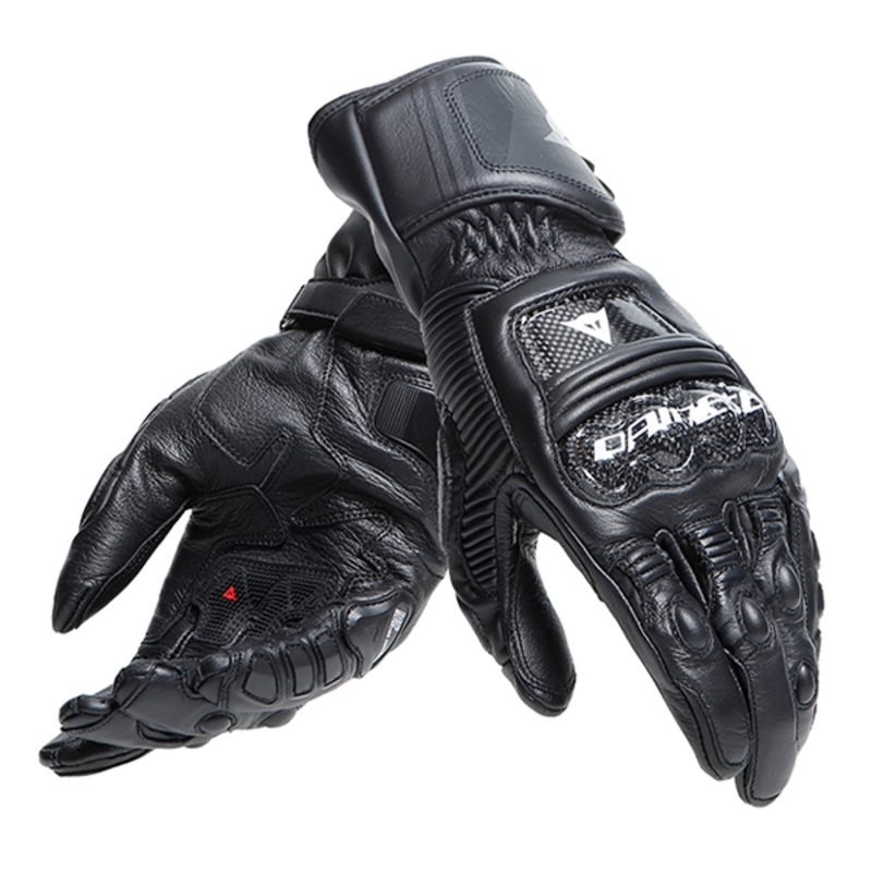 Dainese Druid 4 Leather Gloves – Black-Charcoal Grey
