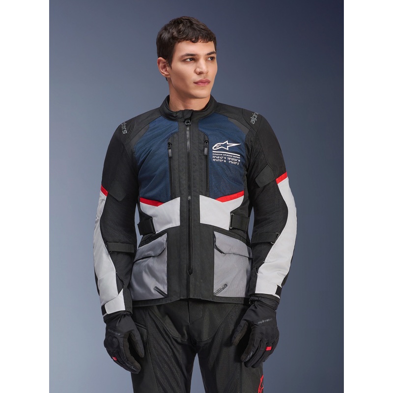 Andes Air Drystar Jacket|S|M|L|XL|2XL|Deep Blue/Black/Ice Gray