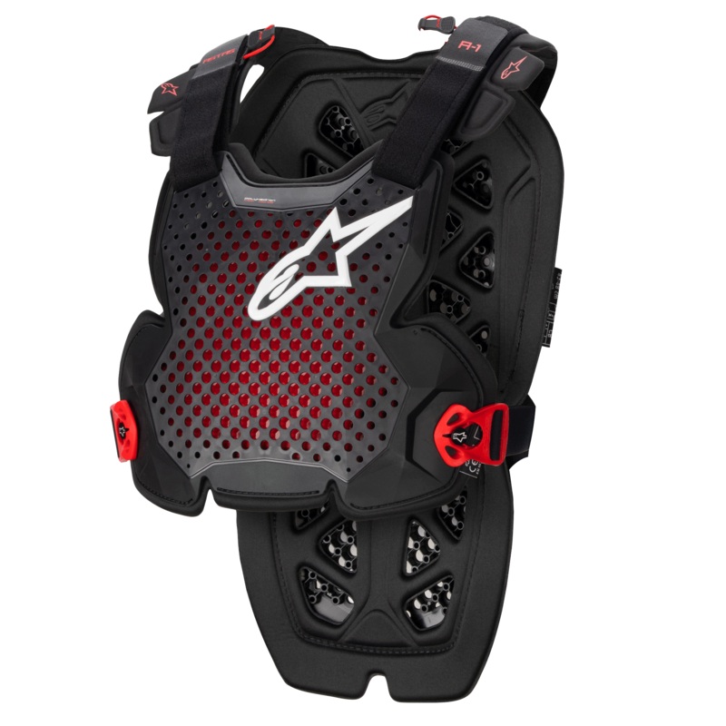 A-1 Pro Chest Protector|M/L|2XL|Anthracite/Black/Red