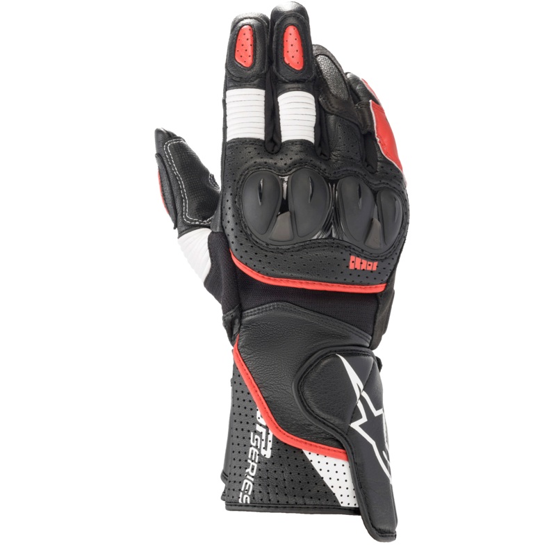 SP-2 V3 Gloves|S|M|L|XL|2XL|3XL|Black/White/Bright Red