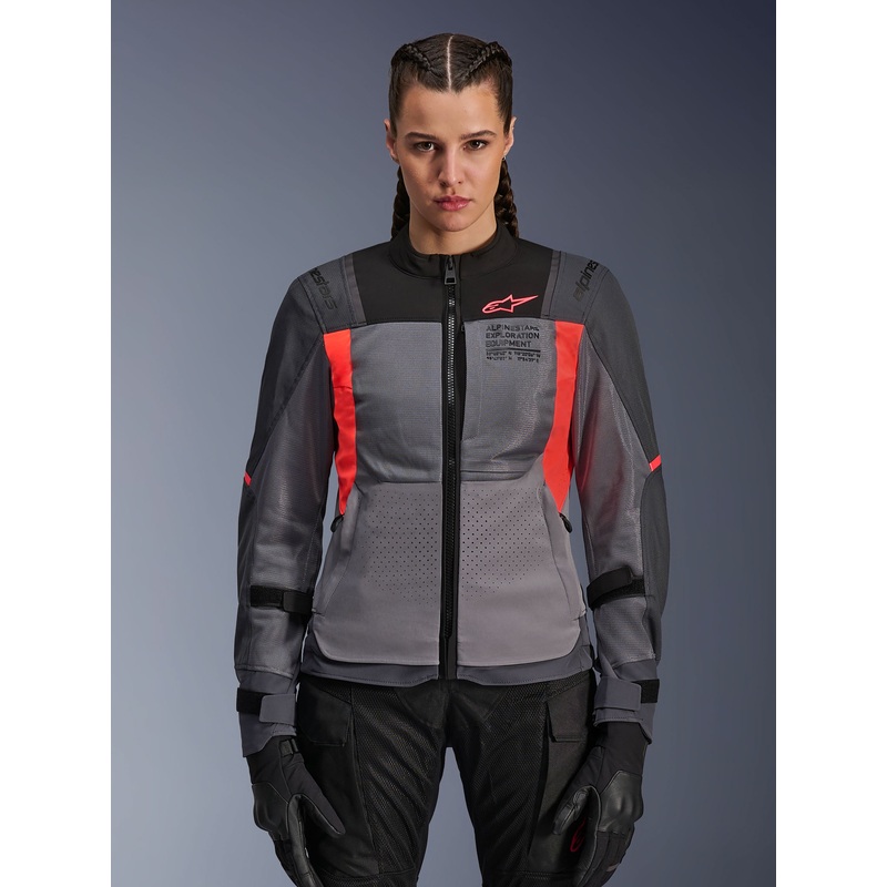Woman Stella St-2 Air Jacket|S|M|L|XL|2XL|Deep Gray/Dark Gray/Fluo Coral