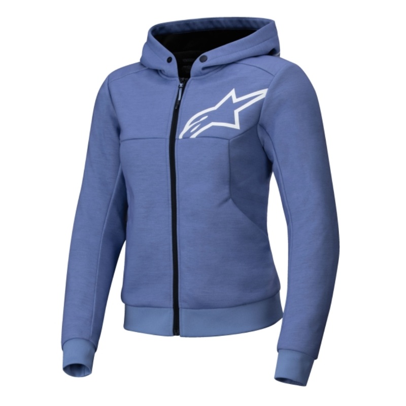 Alpinestars Chrome V2 Sport Ladies Hoodie – Blue/Violet/White