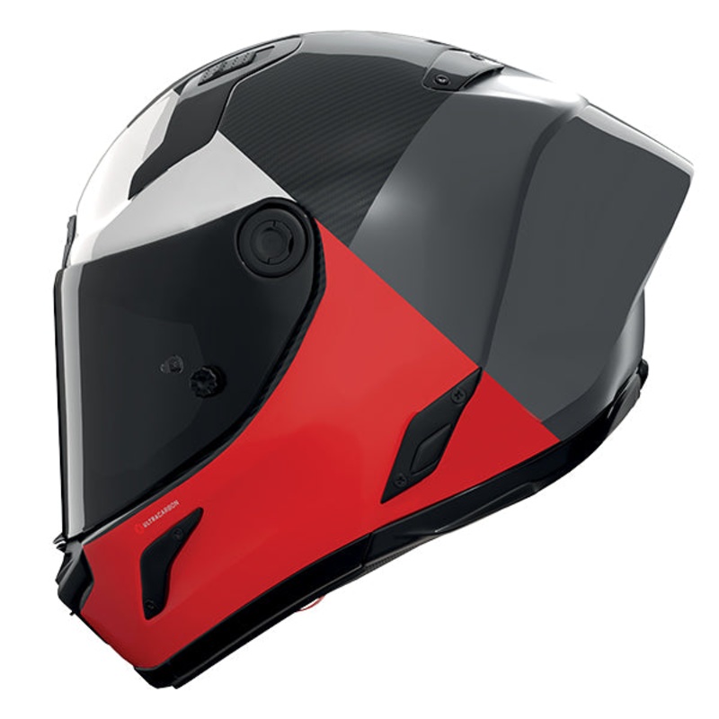 Nolan X-804 RS Blocco Carbon / Grey / Red