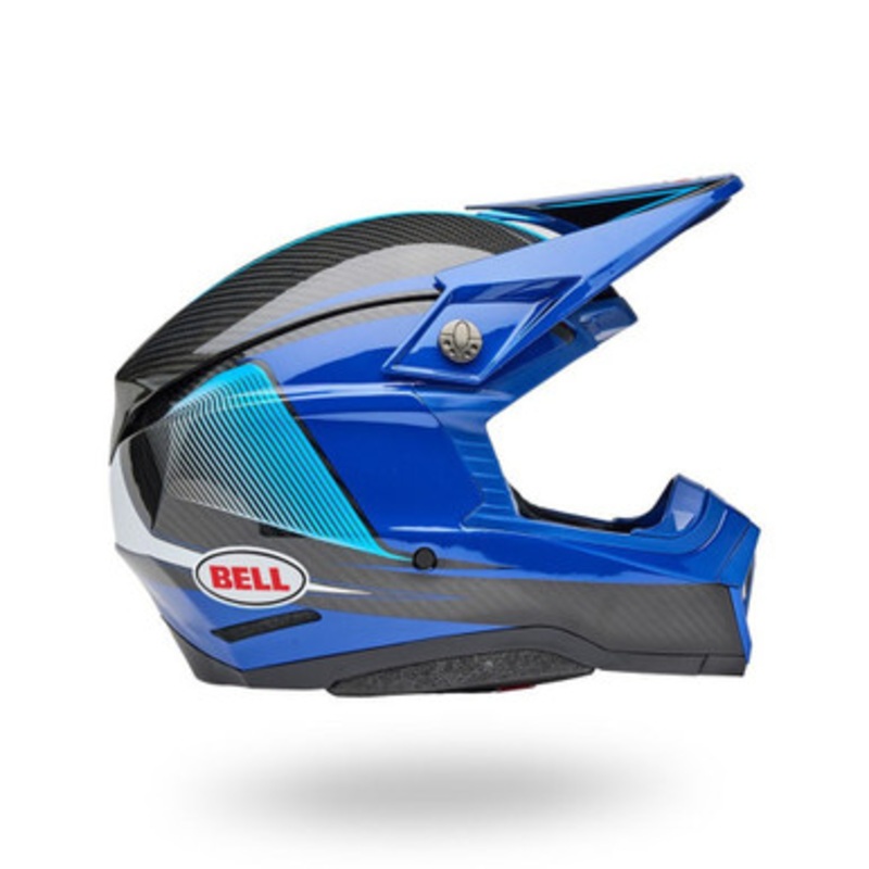 Bell Moto-10 Spherical Evade Helmet – Gloss Blue/Black