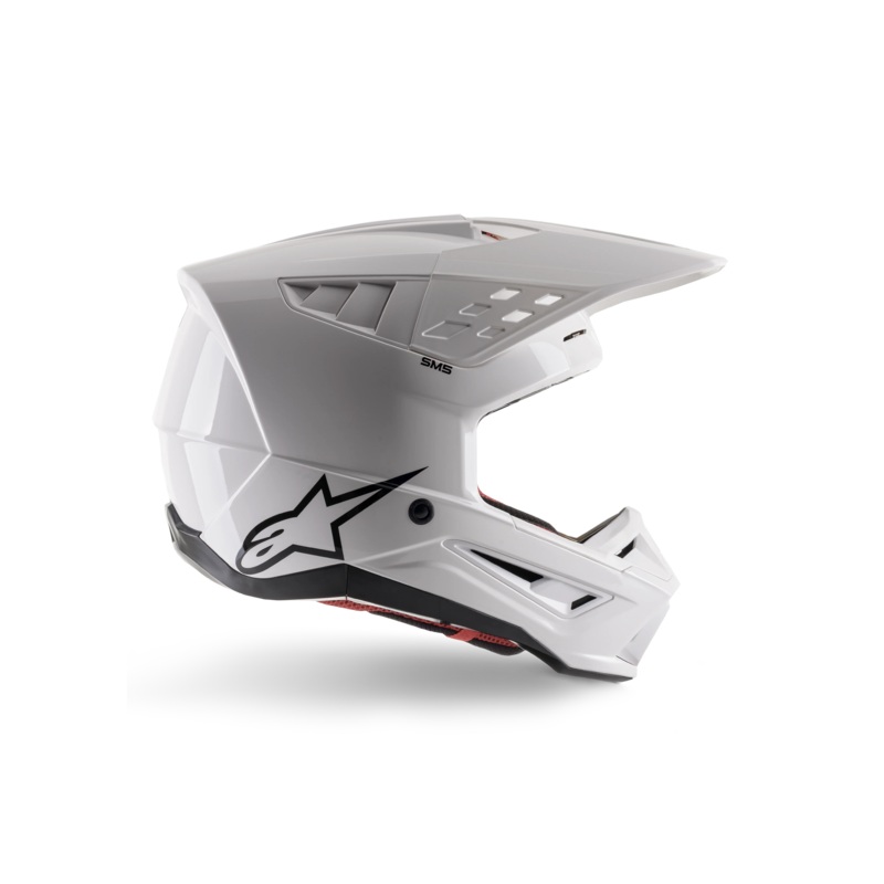 SM5 Solid Helmet|XS|S|M|L|XL|2XL|White Glossy