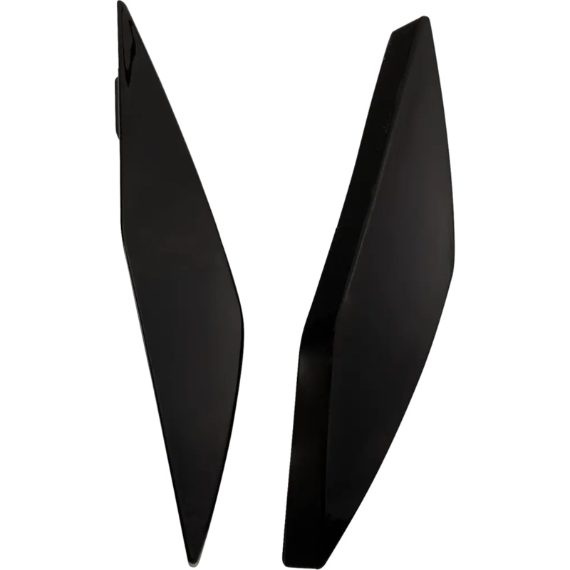 Icon Ultraflite Helmet Side Covers Gloss Black