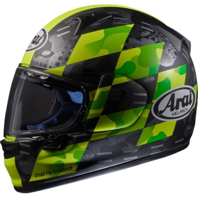 ARAI Regent-X Patch Helmet – Yellow Frost