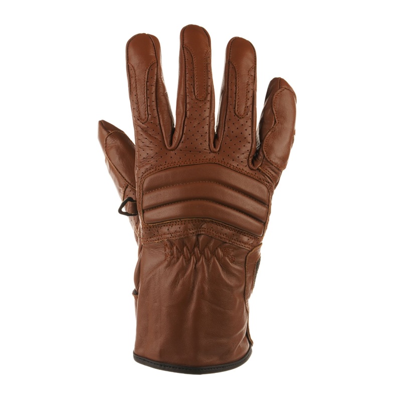 Bike It UCG Ultimate Cruiser Leather Gloves – Brown