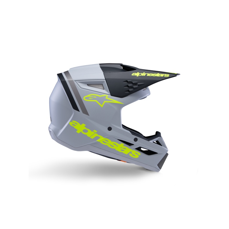 SM3 Youth Radium Helmet ECE06|S|M|L|Gray/Black/Yellow Fluo Matte