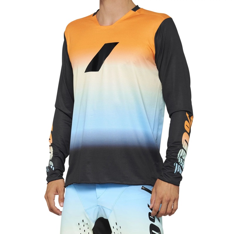 100% R-Core X Long Sleeves Limited Edition Jersey Sunset