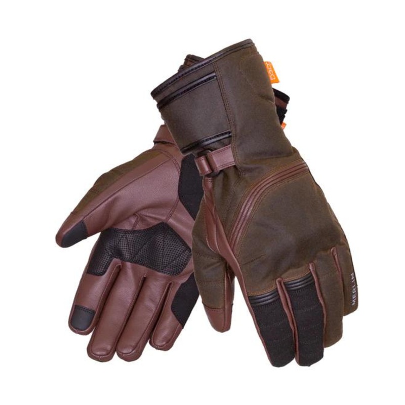 Merlin Ranger D3O Wax Leather Gloves – Olive