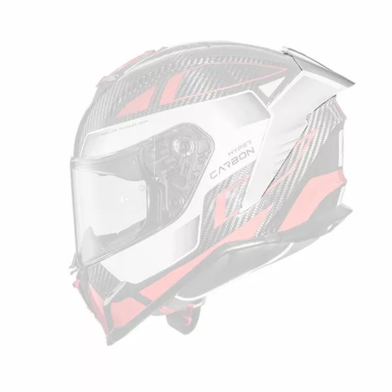 Premier Hyper U8 Helmet Spoiler White