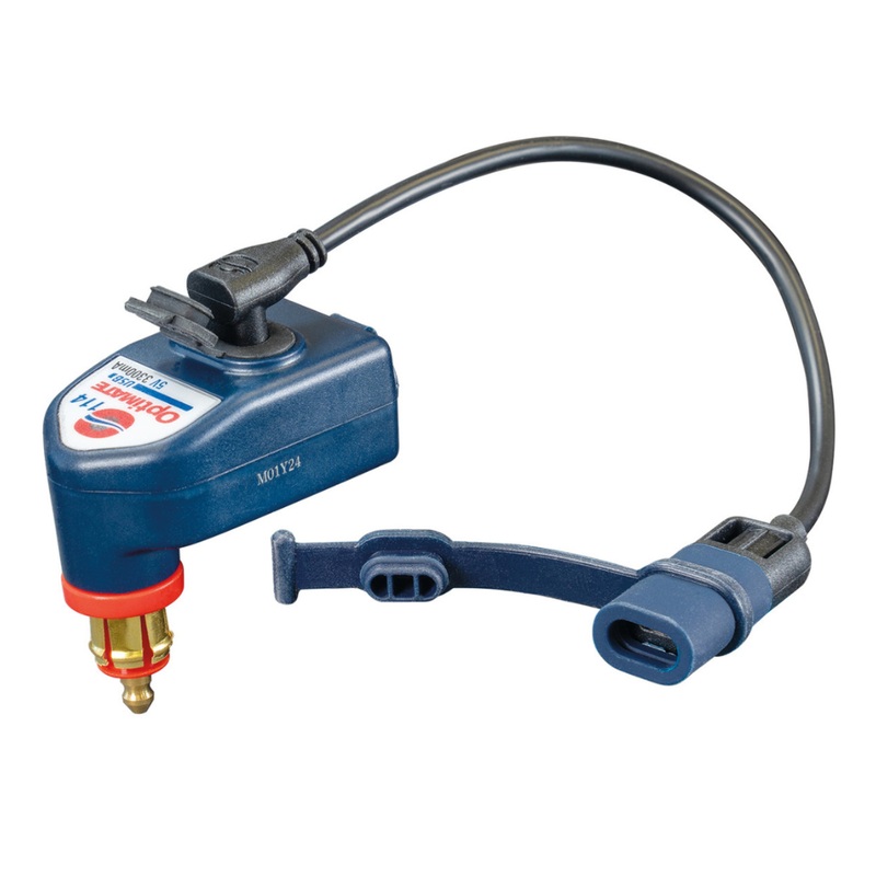 OptiMate Dual USB/USB C Charger 3300mA – 90′ DIN Plug