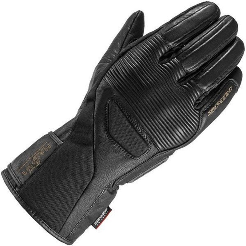 Spidi Firebird Waterproof Leather Gloves – Black