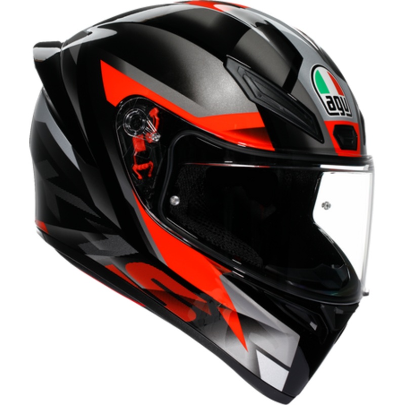 AGV K1 S Fastlap Helmet – Black/Gray/Red