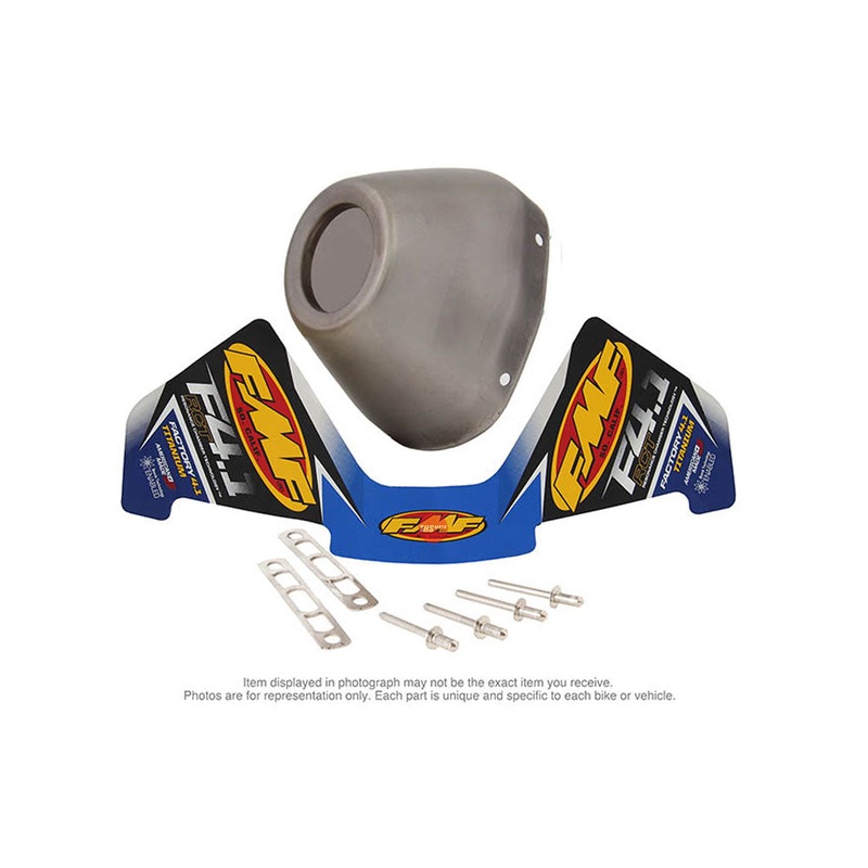 FMF 4.1 RCT Titanium End Cap