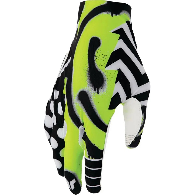 Thor Sportmode Anarchy Textile Gloves Green / White / Black