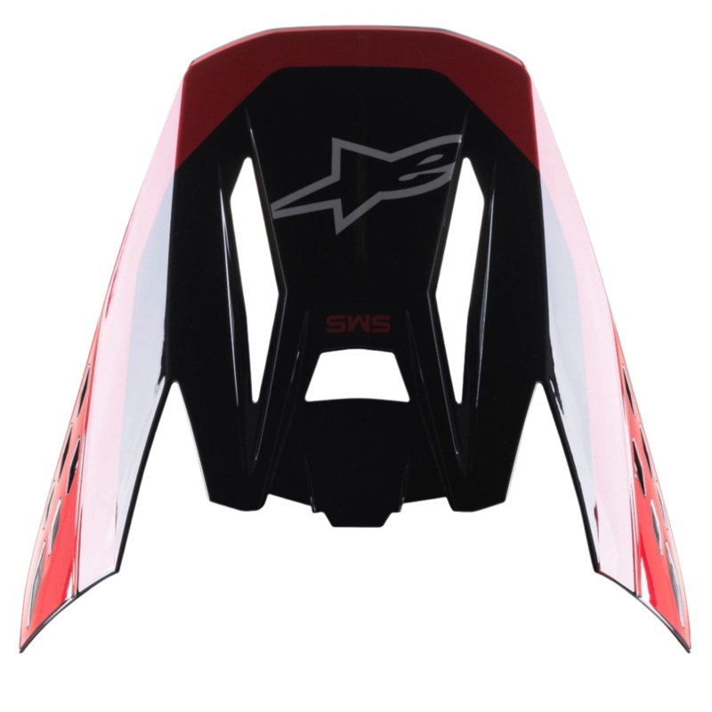 Visor S-M5 Beam|One Size|Black/Red Glossy