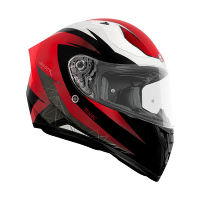 TORC T-15 Shock Helmet – Fluo Red