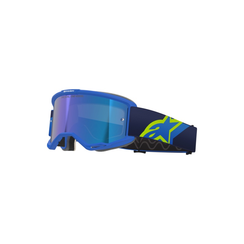 Vision 5 Corp Goggle|Blue/Yellow Fluo/Mirror Blue