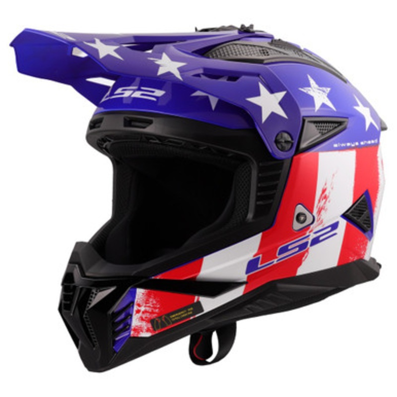 LS2 Gate II Battle Scar MX Helmet