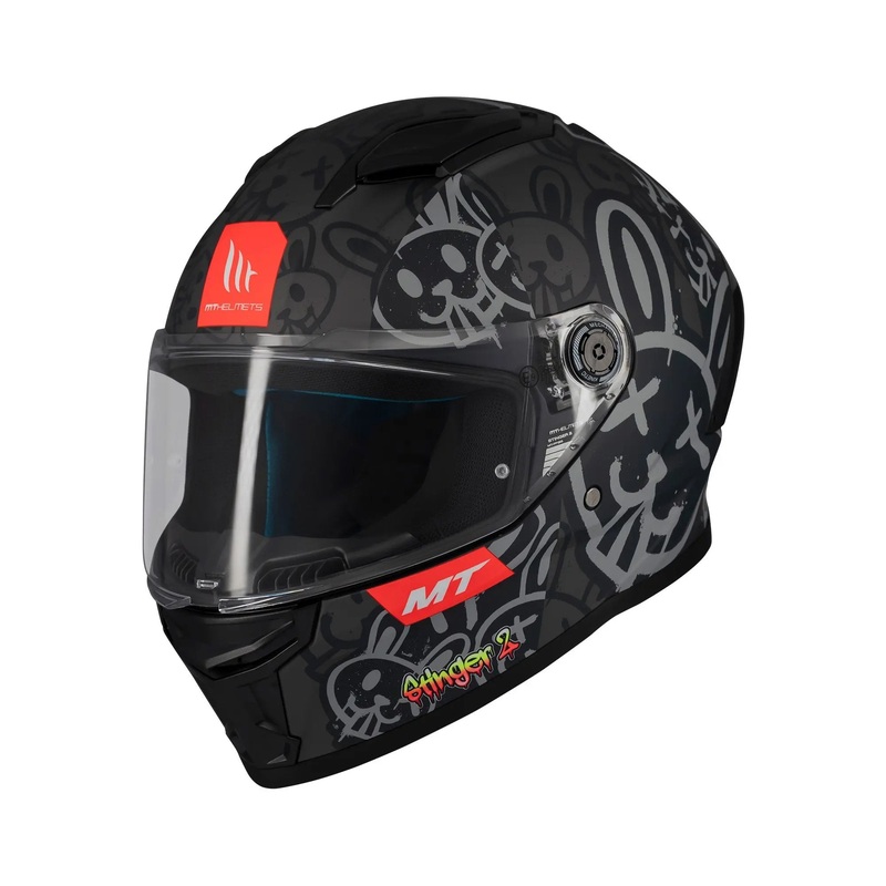 MT Helmets Stinger 2 Ram F1 Matt Black
